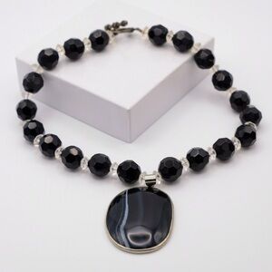 Gorgeous lightweight glass bead choker mermaidcore